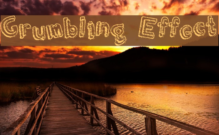 Grumbling Effect Font examples