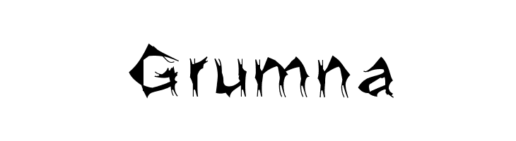 Grumna  免费字体下载