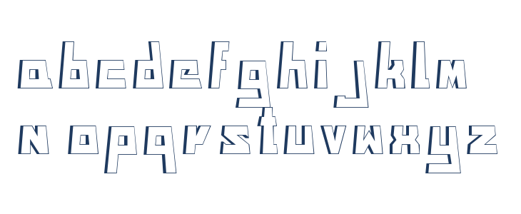 Grump Edge Lowercase