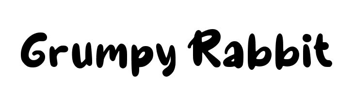 Grumpy Rabbit  免费字体下载