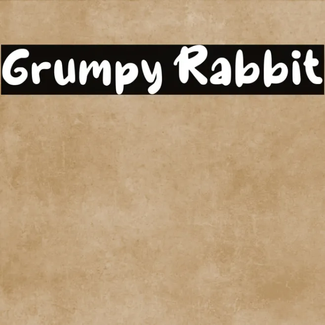 Grumpy Rabbit Example 2