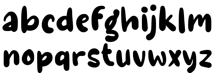 Grumpy Rabbit Font LOWERCASE