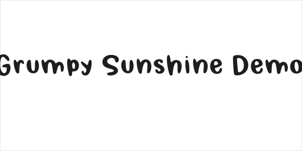 Grumpy Sunshine Demo Logo