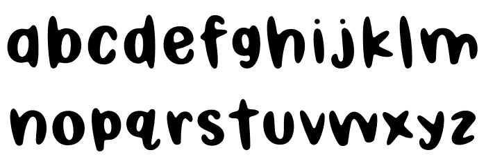 Grumpy Sunshine Demo Font LOWERCASE