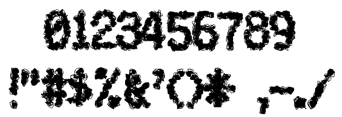 Grumpybutt Font OTHER CHARS