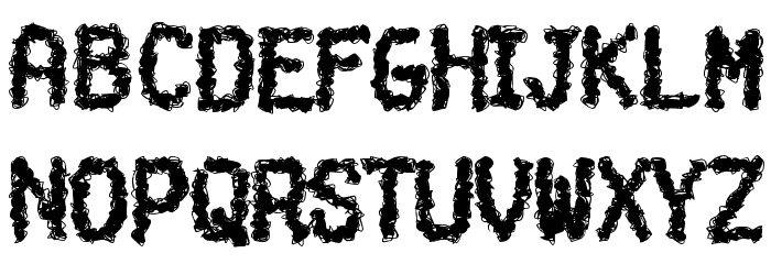 Grumpybutt Font LOWERCASE