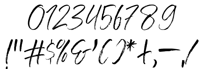 Grumpys Regular Font OTHER CHARS