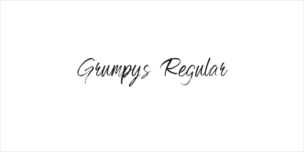 Grumpys Regular Logo