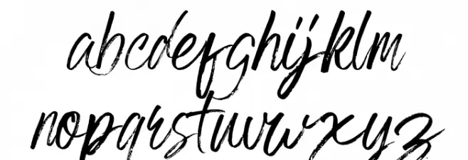 Grumpys Regular Font LOWERCASE