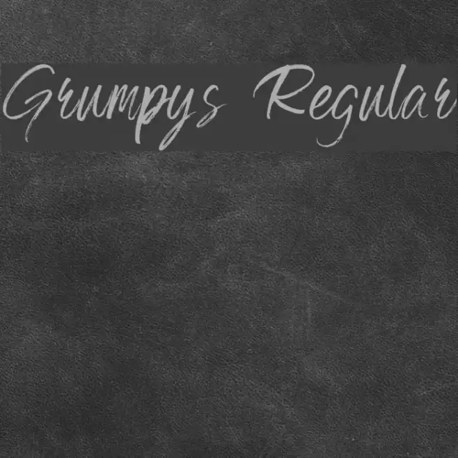 Grumpys Regular Fuentes examples