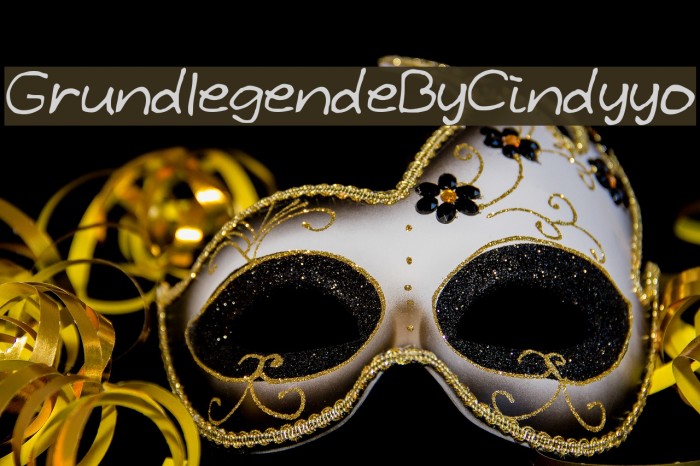 GrundlegendeByCindyyo Font examples