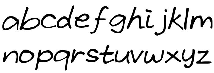 GrundlegendeByCindyyo Font LOWERCASE
