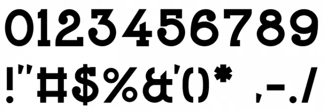 Grundsten Font OTHER CHARS