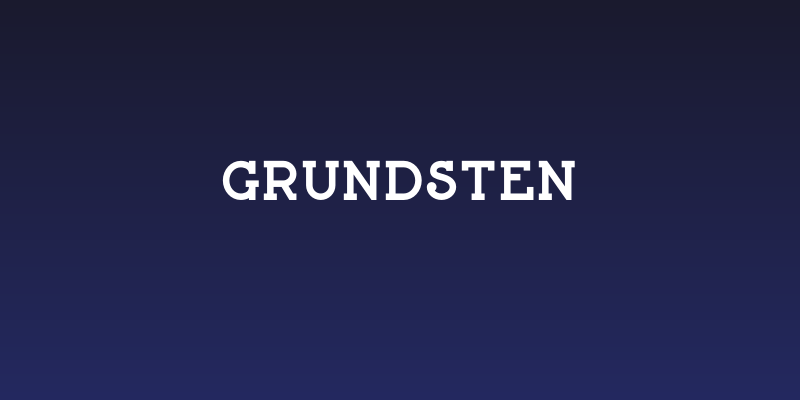 Grundsten Social Header