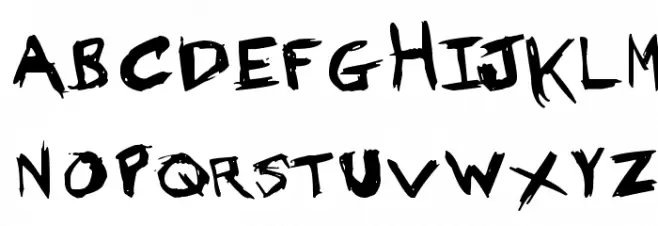 Grundy Font UPPERCASE