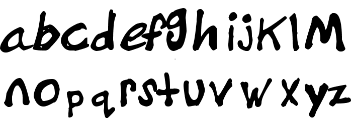 Grundy Font LOWERCASE