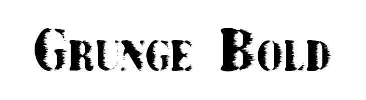 Grunge Bold Font