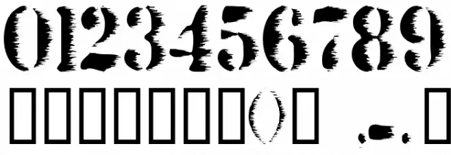 Grunge Bold Font OTHER CHARS