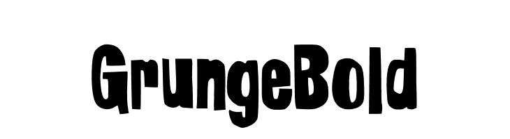 Grunge Bold  フリーフォントのダウンロード