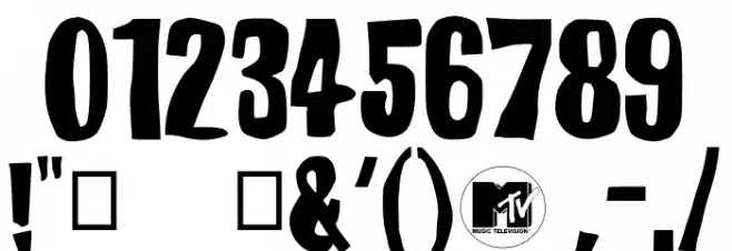 Grunge Bold Font OTHER CHARS