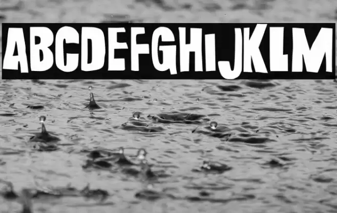 Grunge Bold Font examples