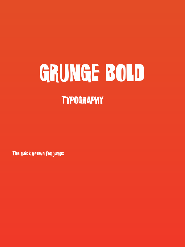 Grunge Bold Poster