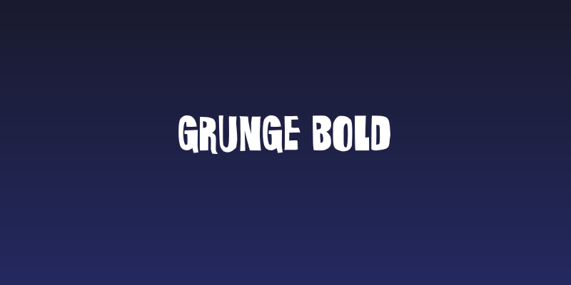 Grunge Bold Social Header