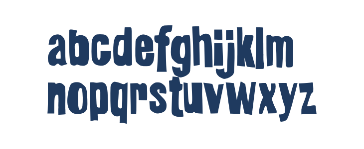 Grunge Bold Lowercase
