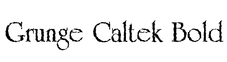 Grunge Caltek Bold  Fuentes Gratis Descargar