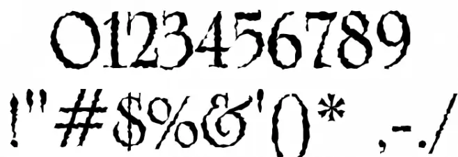 Grunge Caltek Bold 字体 其它煤焦