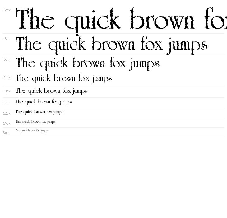 Grunge Caltek Bold Waterfall