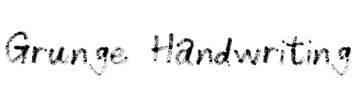 Grunge Handwriting  Descarca Fonturi Gratis