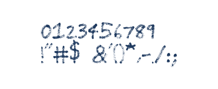 Grunge Handwriting Other Characters