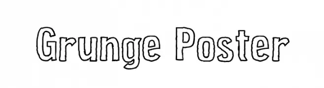 Grunge Poster  Descarca Fonturi Gratis