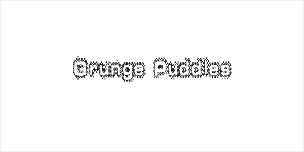 Grunge Puddles Logo