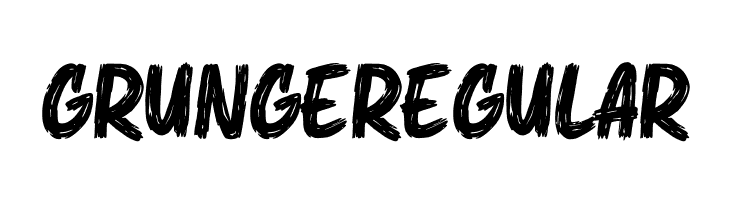 Grunge Regular  Frei Schriftart Herunterladen