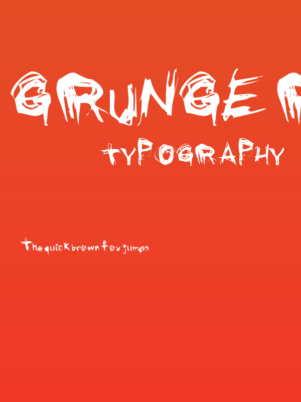 Grunge Regular Poster