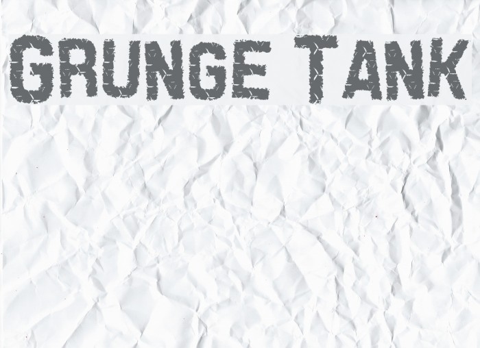 Grunge Tank Font examples