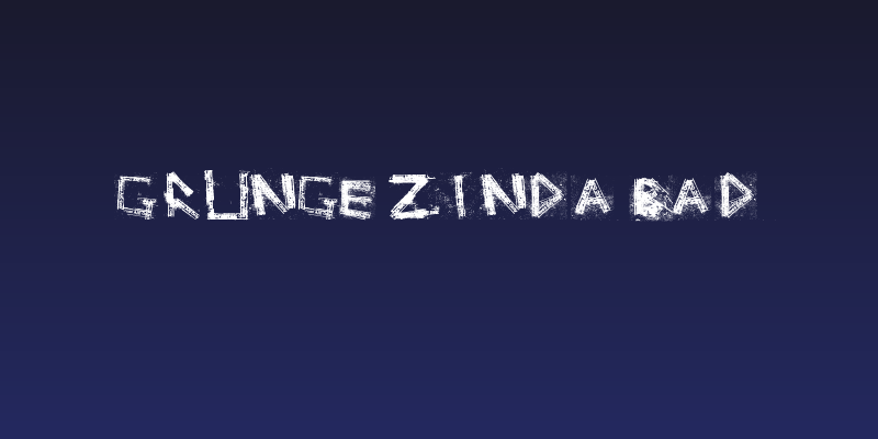 Grunge zinda bad Social Header