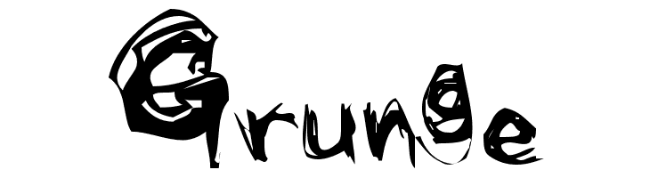 Grunge  font caratteri gratis