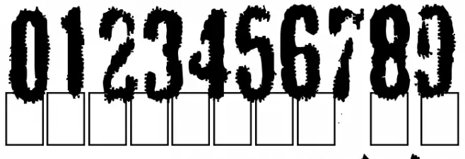 Grunge Font OTHER CHARS