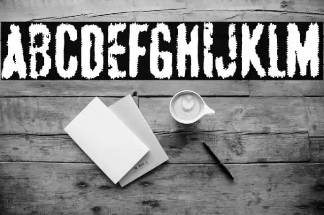 Grunge Font examples