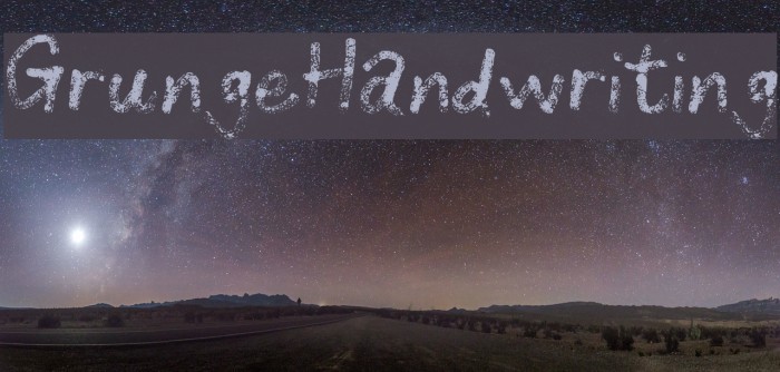 GrungeHandwriting Example 3