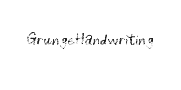 GrungeHandwriting Logo