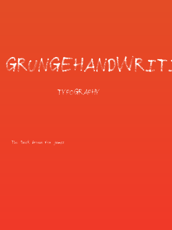 GrungeHandwriting Poster