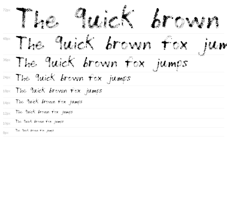 GrungeHandwriting Waterfall