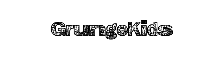 GrungeKids Font