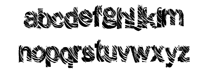 GrungeShack Font LOWERCASE