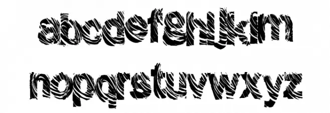GrungeShack 字体 小写