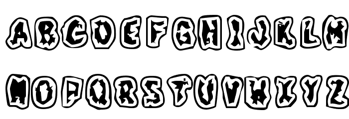GrungeTastik Font LOWERCASE
